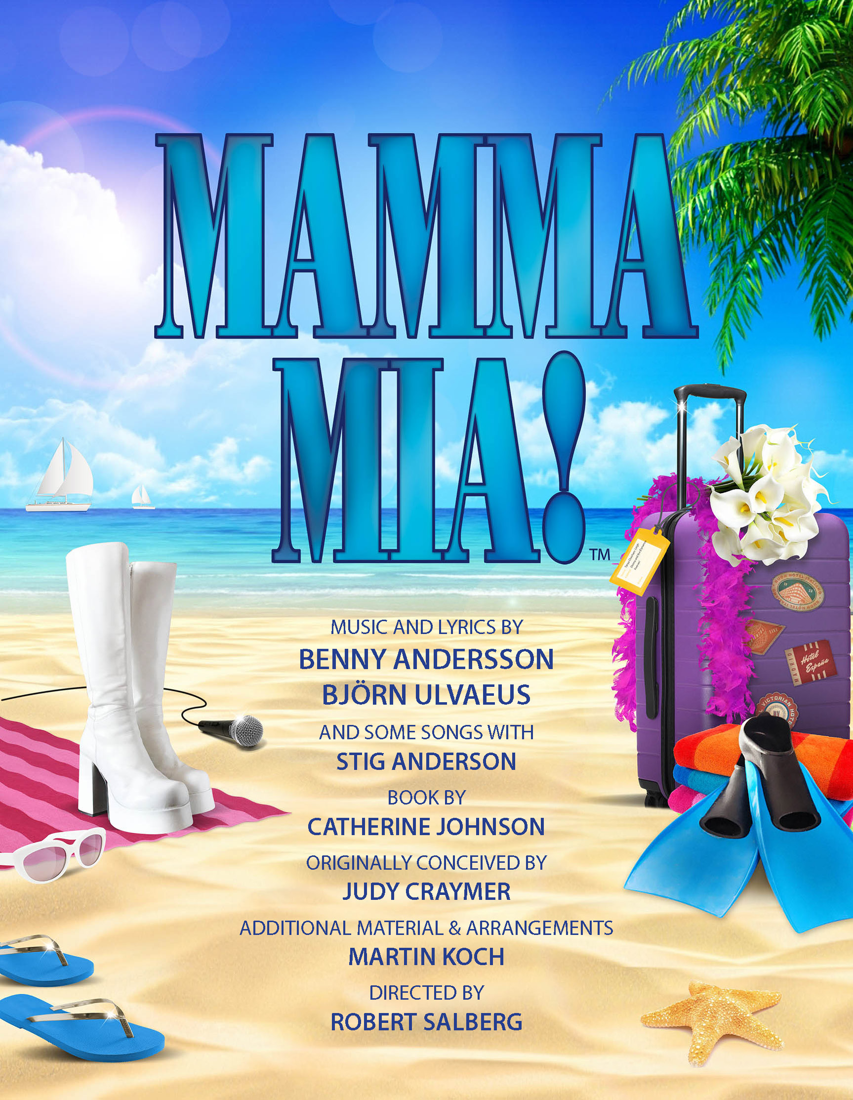 ABBA’s hit musical Mamma Mia! at Pentacle Theatre﻿