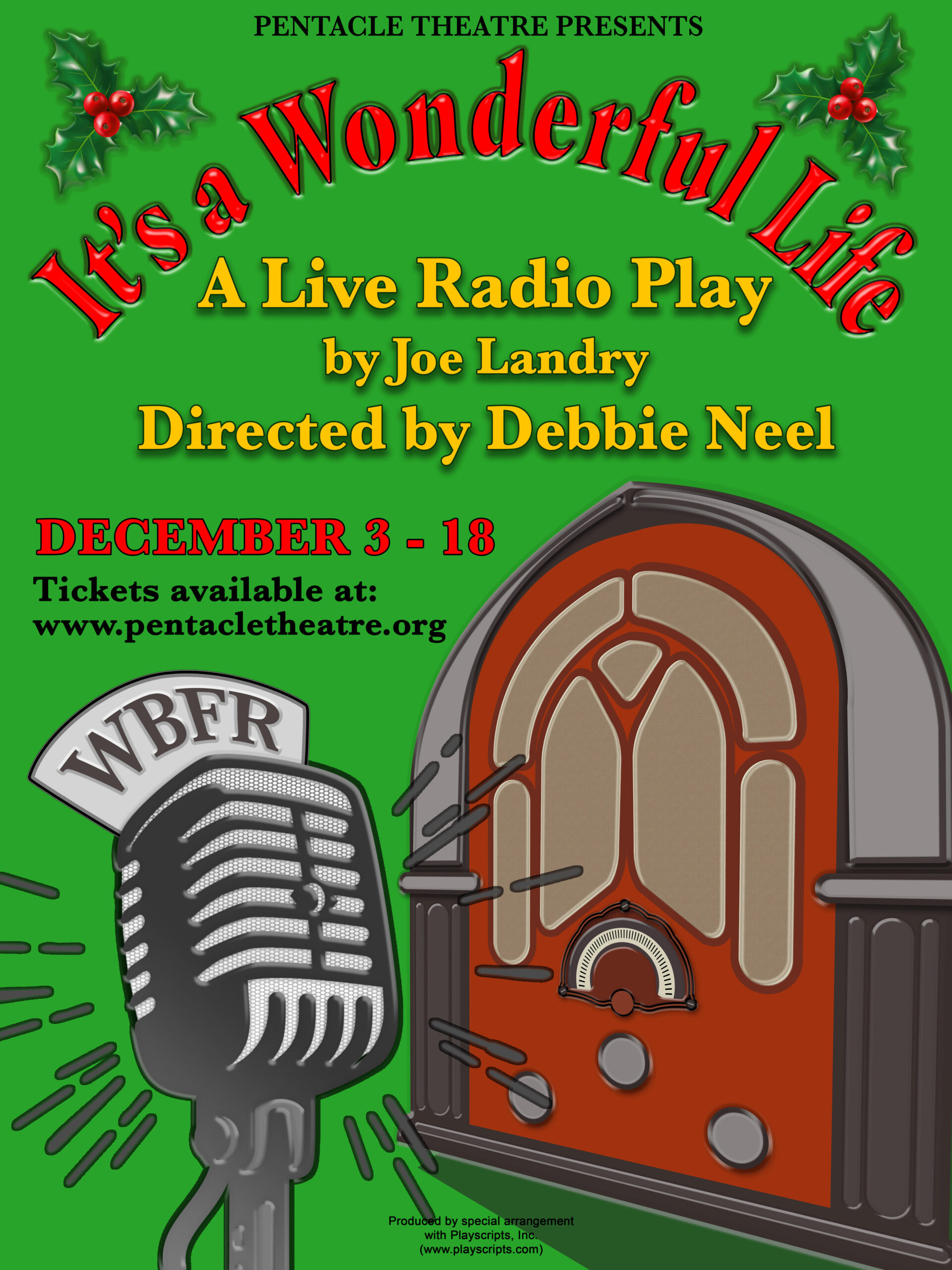 Program for “It’s a Wonderful Life: A Live Radio Play”