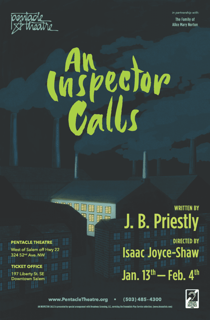 An Inspector Calls opens Jan. 13 - Pentacle Theatre