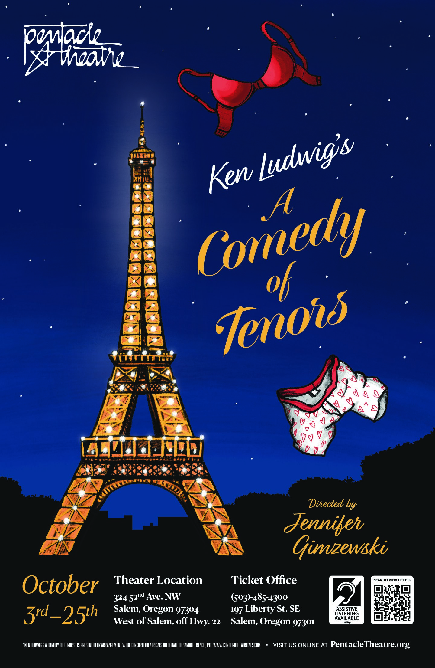 A Comedy of Tenors Show Program